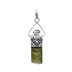 atharv JEWELS 925 Sterling silver Natural Moldavite