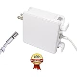 Macbook Pro Charger Ac 60W L-Tip Power Adapter Replacement Charger for Apple Macbook Pro 13.3 (60watt L)