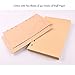 ZE 80 Sheets 6-Holes Traveler's Notebook Planner Filler Papers/Journal Diary Inserts Refill Kraft Paper/Loose-Leaf Binder Paper, Brown Color (A5 (8