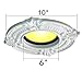 Renovators Supply Manufacturing Recessed Lighting Trim 10 in. Wide White Polyurethane Ornate Recessed Ceiling Light Trims