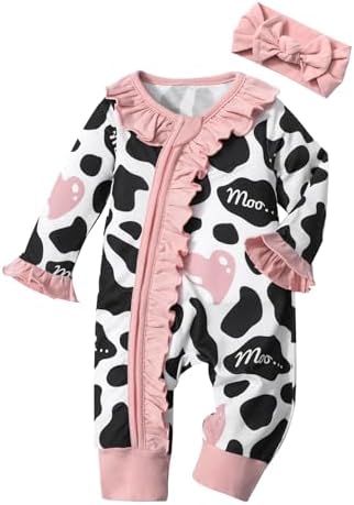 Von kilizo Baby Girl Clothes Months Long Sleeve Rompers for