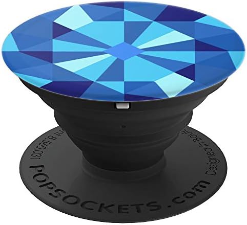 Jewel Pop Lapis Lazuli Pixel Gem Universe - PopSockets Grip and Stand for Phones and Tablets