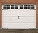 Crown Bolt 10014 Premium Style Decorative Garage Door Kit, 4-Pack Black