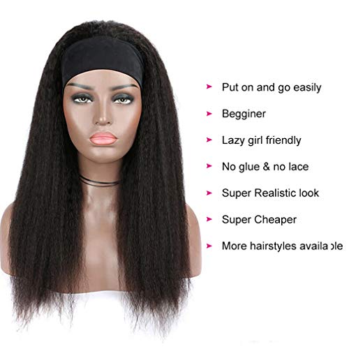 Bestsojoy-Kinky-Straight-Headband-Wigs-10A-Italian-Yaki-Straight-Human-Hair-Wigs-for-Black-Women-Glueless-None-Lace-Front-Wig-150-Density-Machine-Made-Half-Wig-14-Inch-Kinky-Straight-Headband-Wigs