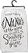 Just 4 U Gifts Nana Travel Mug and Nana Spoiling Kitchen Towel with Gift Tag by J4U
