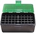 MTM 50 Round Flip-Top Rifle Ammo Box 220 Swift 243 308 Win, Clear Green