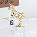 Matashi 24K Gold Plated Unicorn Ornament with Crystals - Home Decor Tabletop Showpiece for Living Room - Gift for Mom Friends Family on Christmas, Birthday, Holiday, Anniversary and Party Favor