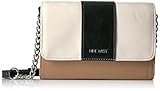Nine West Table Treasures Aleksei Crossbody, Dark Camel/Milk/Black