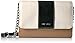 Nine West Table Treasures Aleksei Crossbody, Dark Camel/Milk/Black