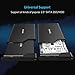 Inateck Aluminum USB 3.0 External Hard Drive Enclosure for 2.5 inch 7.5 mm 9.5 mm SATA HDD/SSD, Support UASP and Optimised for SSD(FE2011)