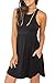 Gemijack Womens Summer Sleeveless Mini Dresses Casual Racerback Short Tank Dress with Pockets