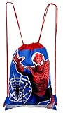 Blue Spiderman Drawstring Bag - Kids Drawstring Backpack