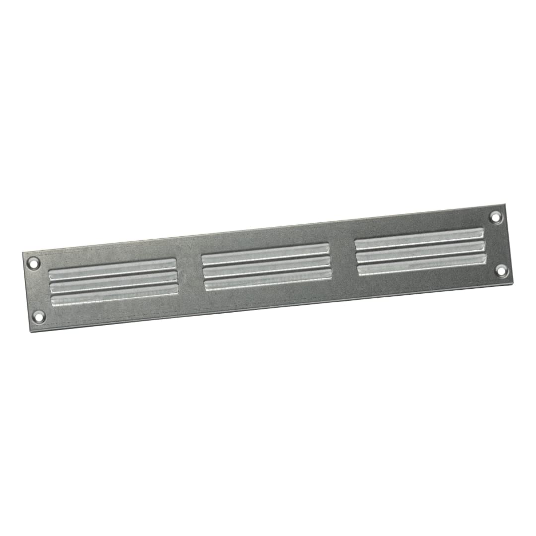 300x50mm / 12x2" inch Galvanised Metal Air Vent Grille Cover with Insect Mesh - Ventilation Cover