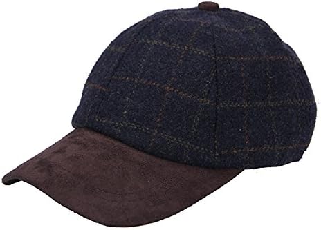 Heritage Traditions Tweed Suede Classic Baseball Cap Hat