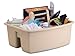 United Solutions CD0012 Taupe Painters Utility Caddy-Multi-Purpose Caddy with Handle in Taupe Color/Black Handle
