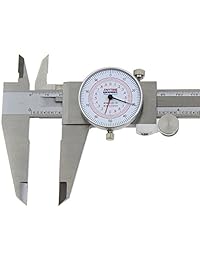 Anytime Tools   Calibrador de dial, 11.811 in, métrico pulgada, estándar SAE mm, doble escala de lectura manual