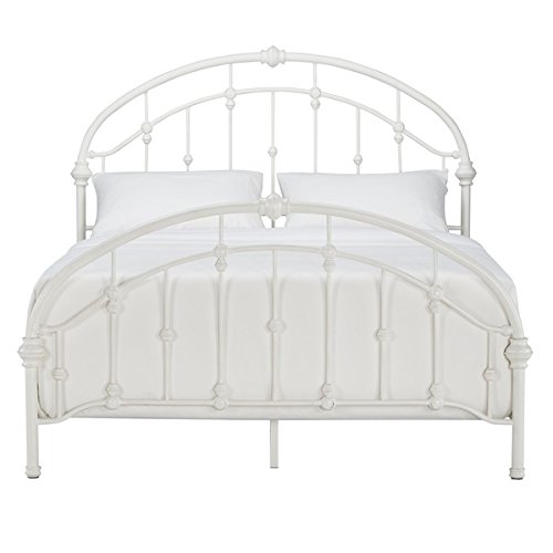 Amazon Com White Antique Vintage Metal Bed Frame In Rustic