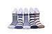 Zando Mens Winter Athletic Socks Vintage Cashmere Sock Hiking Crew Socks Cabin Sock 5 Pack Candy One Size