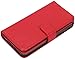 for iPhone 6/6s Wallet Case,Valentoria® Leather Wallet Case Magnetic Detachable Slim Back Cover Card Holder Slot Wrist Strap (iPhone 6/6s, Red)