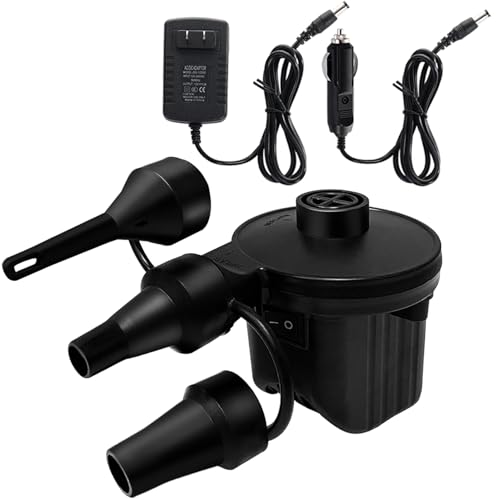Newpol Inflatable Bed Pump, Air Pump for Inflatables (AC110-240V&DC12V)
