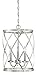 Westinghouse 6303800 Isadora Three-Light Indoor Chandelier, Brushed Nickel Finish,
