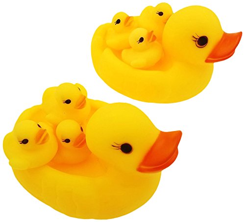 rubber duck family bath set