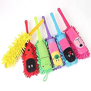 XKMY Stofborstel Afneembare Cartoon Microfiber Stofzuiger Dierlijke Patroon Duster Reinigingsborstel Voor Venster…