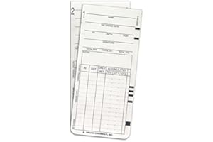 アマノ 500 Time Cards for Amano Mrx35