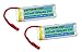 2-Pack of Lectron Pro 3.7 volt - 750mAh 25C Lipos for Dromida Ominus