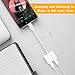 for iPhone Adapter, Headphone Jack Splitter Adapter Dongle for iPhone 6/7/8/X/6 Plus/7 Plus/8 Plus/XS/XS MAX/XR Charge and Earphone Audio Cables Call Charge Audio Wire Control, Support All iOS, Snowthumb 4