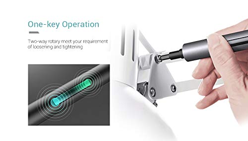 Mini Precision Electric Screwdriver, Small Cordless Automatic Screwdriver Set with 55 Precision Bits, Portable Electric Power Screw Driver For Laptop PC Cellphone Small Devices Repair Tools