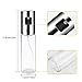 Besmon Olive Oil Sprayer Food-grade Glass Bottle dispenser for Cooking, BBQ, Salad, Kitchen Baking, Roasting, Frying (Clear)