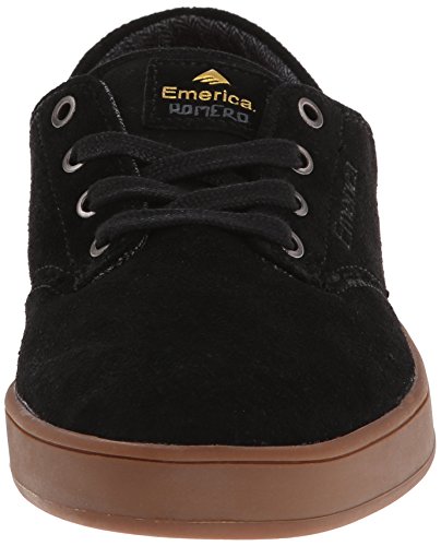 Emerica Men's The Romero Laced Skateboarding Shoe,Black/Gum,9.5 M US