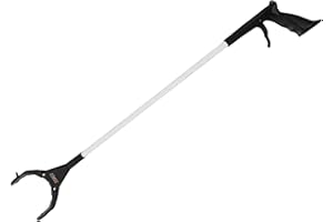 Grabber Reacher Tool. 32-Inch Long Grabber Tool by Shagu. Black Pickup Stick with Strong Grip & Magnetic Tip. Perfect Handy Helper for Elderly, Trash Grabber, Litter Picker, & Reaching Assist.