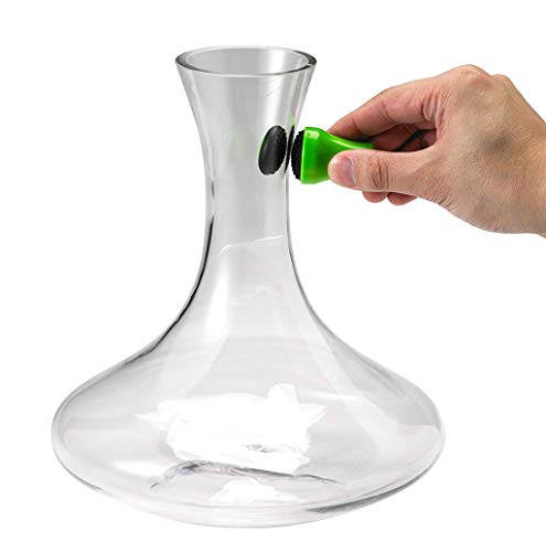 Witspace Magnetic Rubber Cleaning Brush for Bottle Glass, Magnetic Scrubber Brush Flask Cap Cleanin (Green) - Thumbnail 3