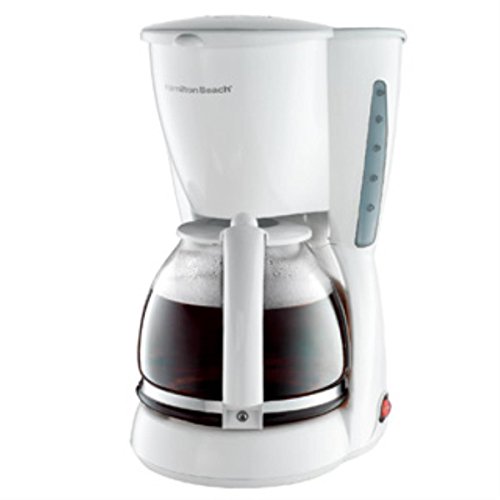 Hamilton Beach 12-Cup Coffeemaker, White