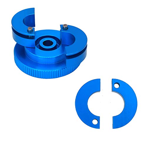 ZYCST 16T Flywheel Clutch Bell & Ball Bearings Set for HSP 94188 1/10 RC 1:10 Car Upgrade Parts Aluminum Alloy 16 Teeth Flywheel Assembly Kit Set (Color: Blue)