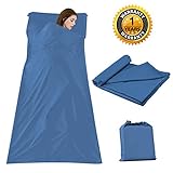 Garne-T Sleeping Bag Liner for Camping&Hiking,Adults&Kids. Cotton Sleeping Bag Liner Portable Lightweight Suitable for 4 Season