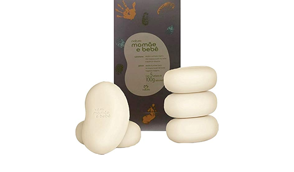 Natura Mamae E Bebe Sabonete Em Barra Relaxante 5x100g Amazon Com Br Bebes