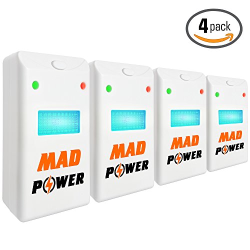 [upgraded 2017] pest repeller - best control 4-pack wit…