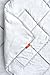 HOSPITOLOGY PRODUCTS White Comforter Full Hypoallergenic Duvet Insert Microfiber All Season Goose Down Alternative Quilted - Corner Loops - Box Stitched - Washable - 82