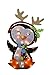 ProductWorks 32-Inch Pre-Lit Candy Cane Lane Penguin Christmas Yard Decoration, 35 Lights