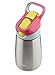 Contigo AUTOSPOUT Straw Striker Chill Stainless Steel Kids Water Bottle, 10 oz, Cherry Blossom
