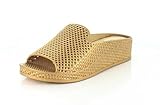 Jeffrey Campbell Womens FLING-2 Slide Gold Sandal - 7