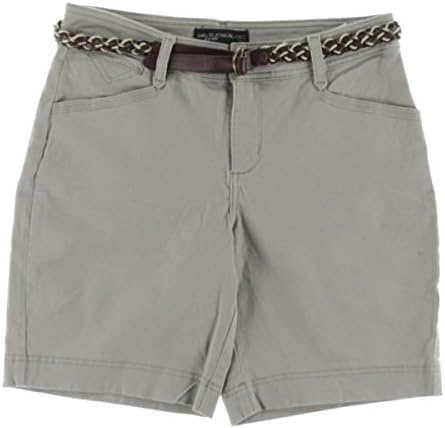 Lee Platinum Label Womens Classic Fit Patch Pockets Khaki Shorts Beige 4