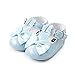 Sabe Infant Baby Girls Soft Sole Prewalker Crib Mary Jane Shoes Princess Light Shoes (6-12 Months Infant, A-Little Blue)