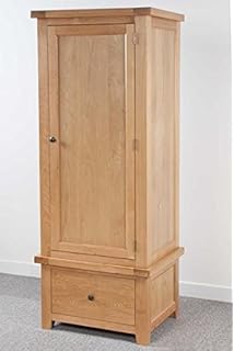 The Furniture Market Cheshire Oak Single 1 Door Wardrobe With 2