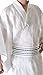 Hitotoki Japanese Yukata Kimono Robe Obi Belt Mens White Japan Anime Mt.Fuji
