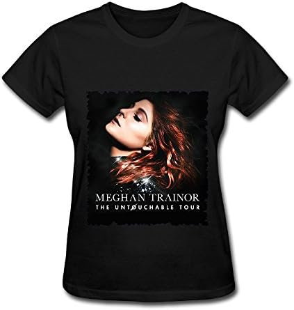 Black T Shirt For Women Meghan Trainor The Untouchable Tour 2016.png