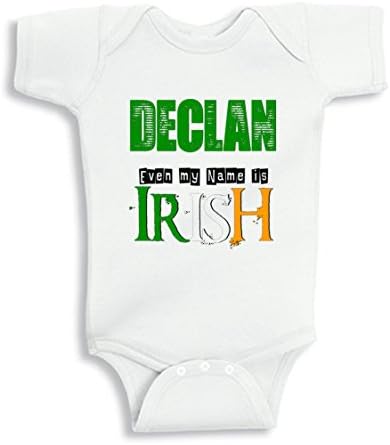 Baby's Personalized Even My Name is Irish Bodysuit